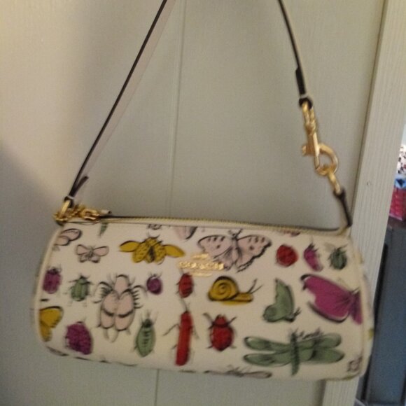 Coach Nolita Barrel Bag With Creature Print Mini Bag - Picture 2 of 9